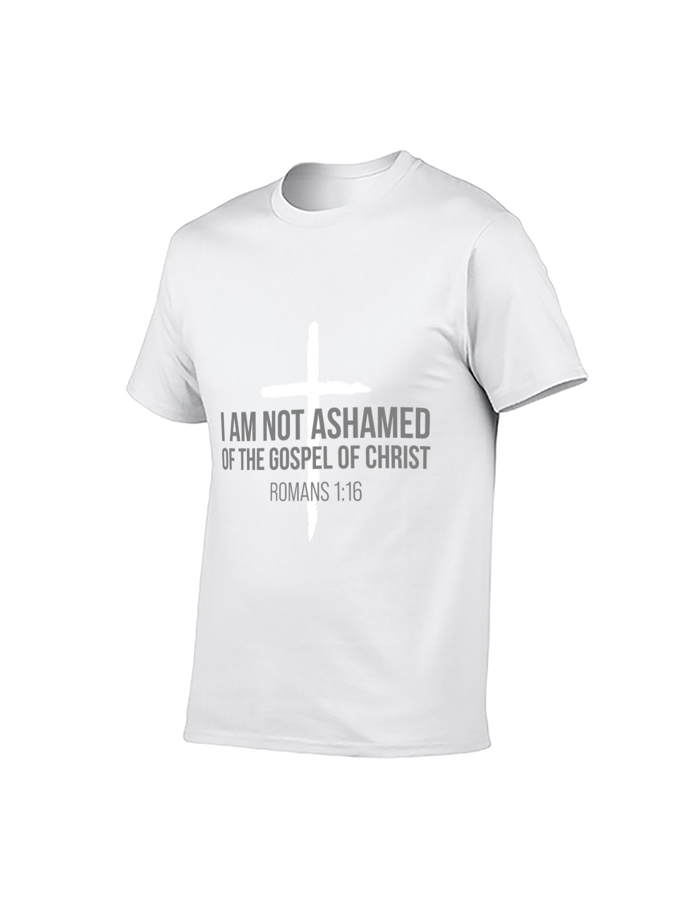 “I Am Not Ashamed of the Gospel” Christian T-Shirt - Romans 1:16 Faith Statement Tee for Men & Women