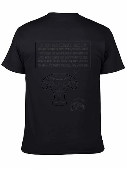 Humorous Uterus T-Shirt - Eggs I Made You