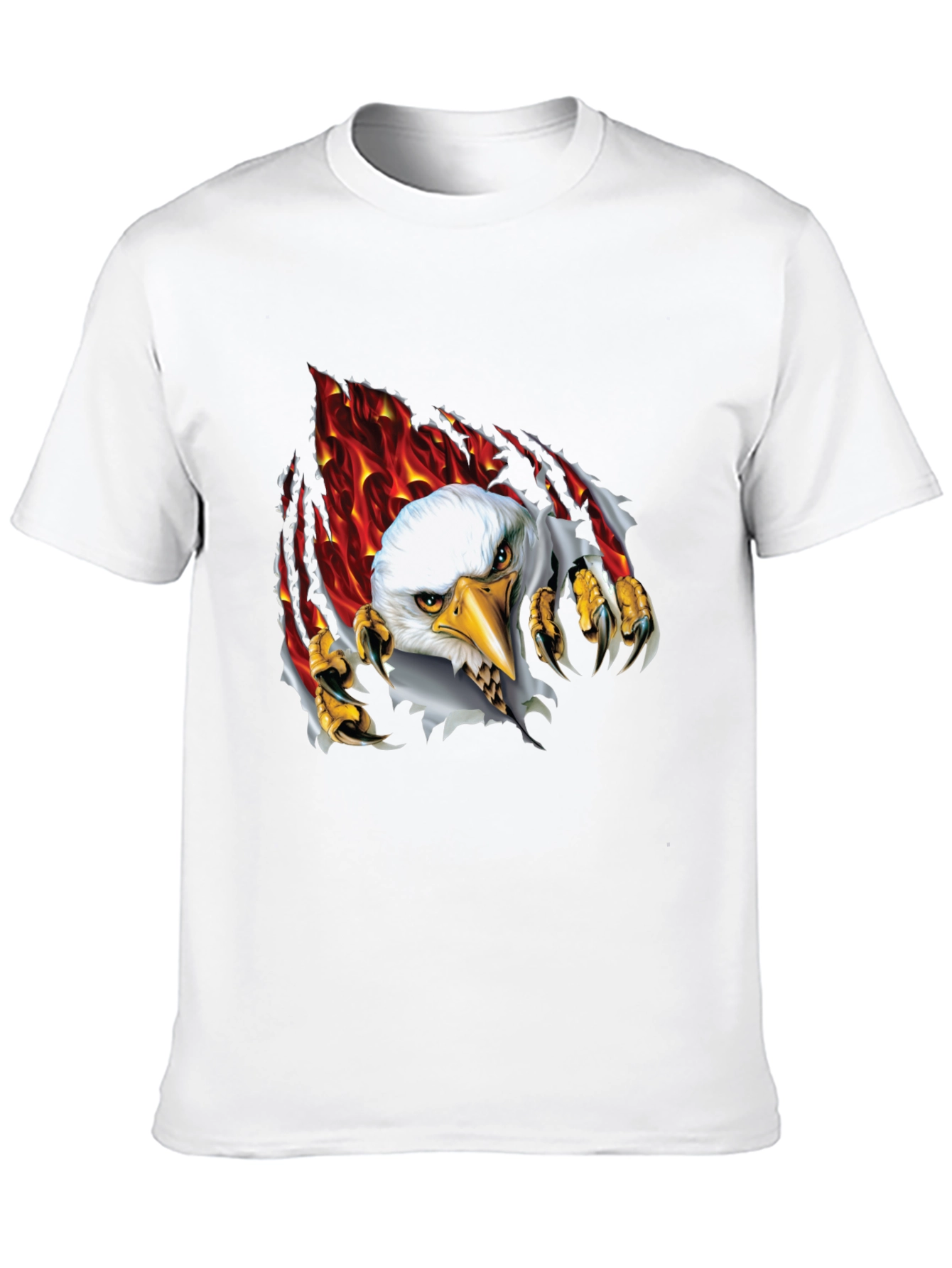 Eagle Graphic Black T-Shirt for Men