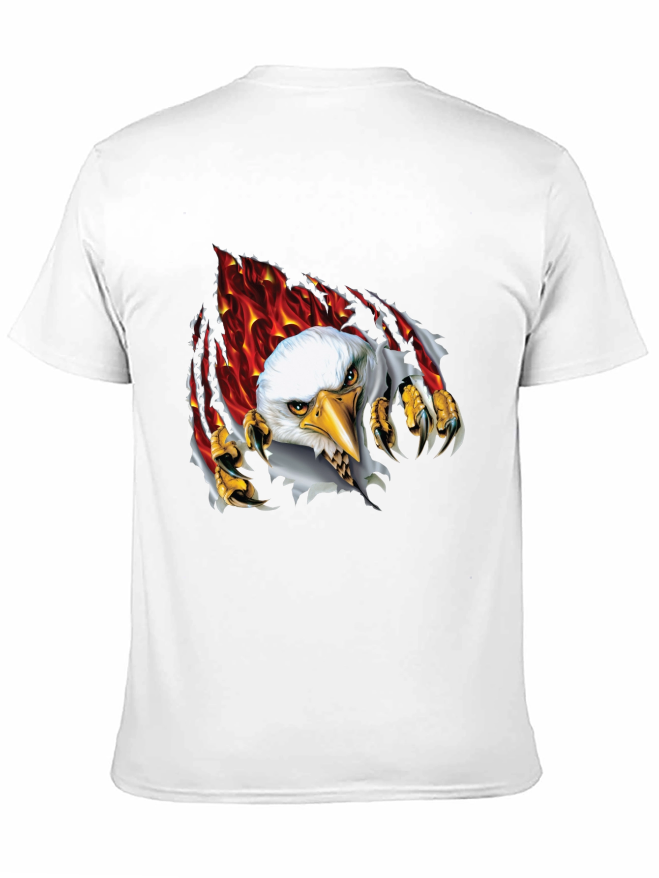 Eagle Graphic Black T-Shirt for Men