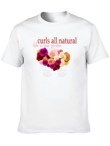 Curls All Natural Rose Garden Graphic Tee