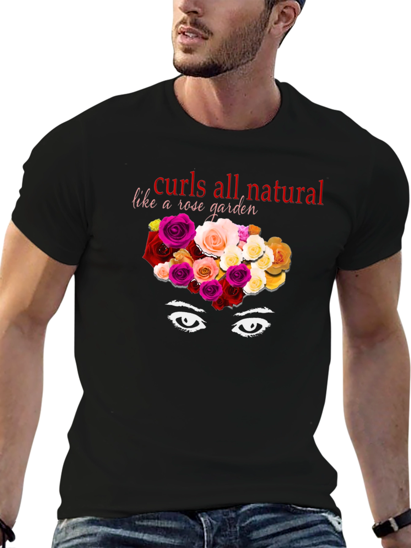 Curls All Natural Rose Garden Graphic Tee