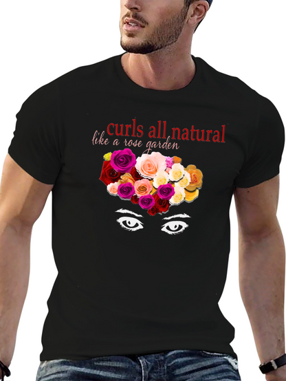 Curls All Natural Rose Garden Graphic Tee