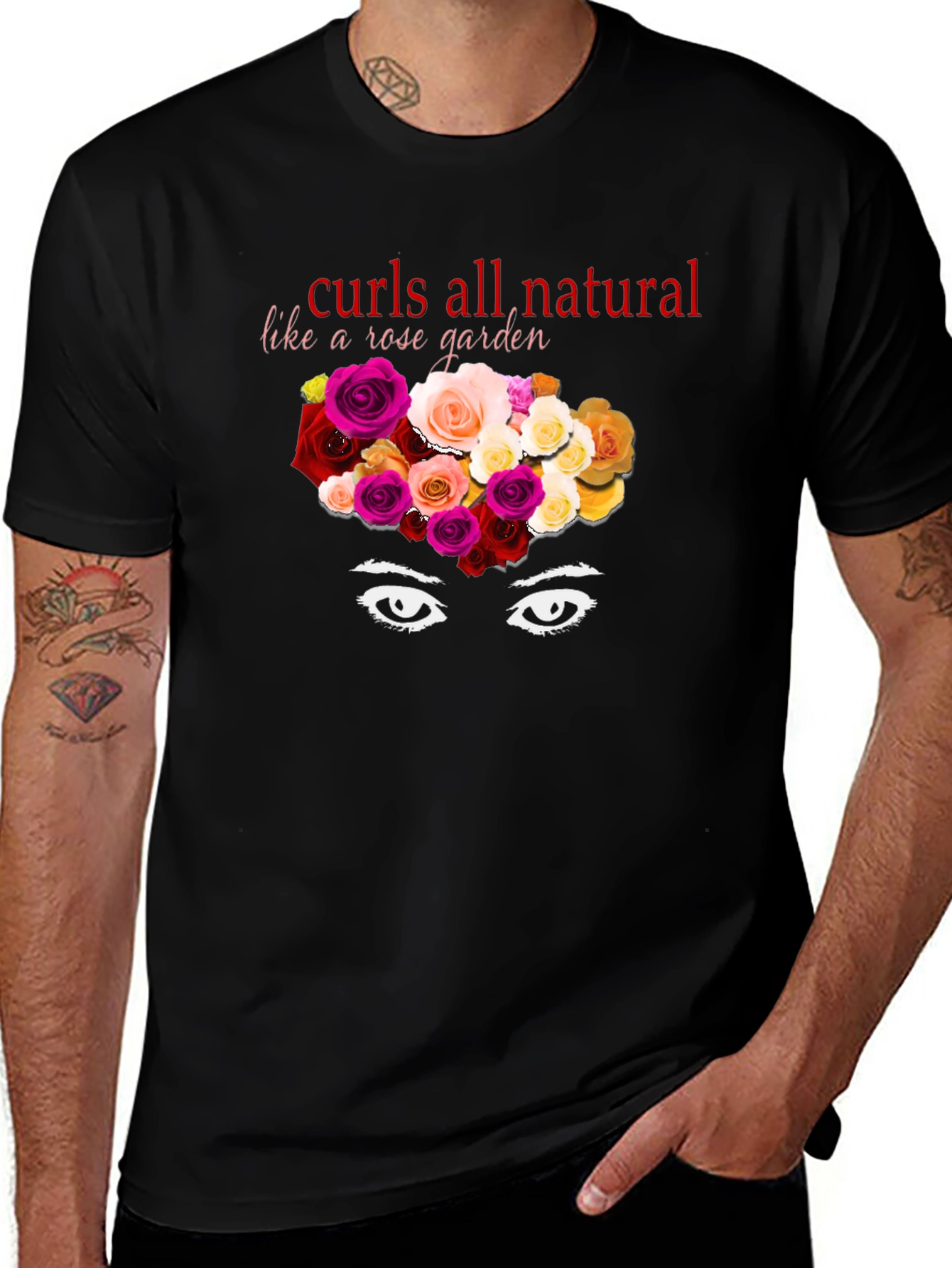 Curls All Natural Rose Garden Graphic Tee