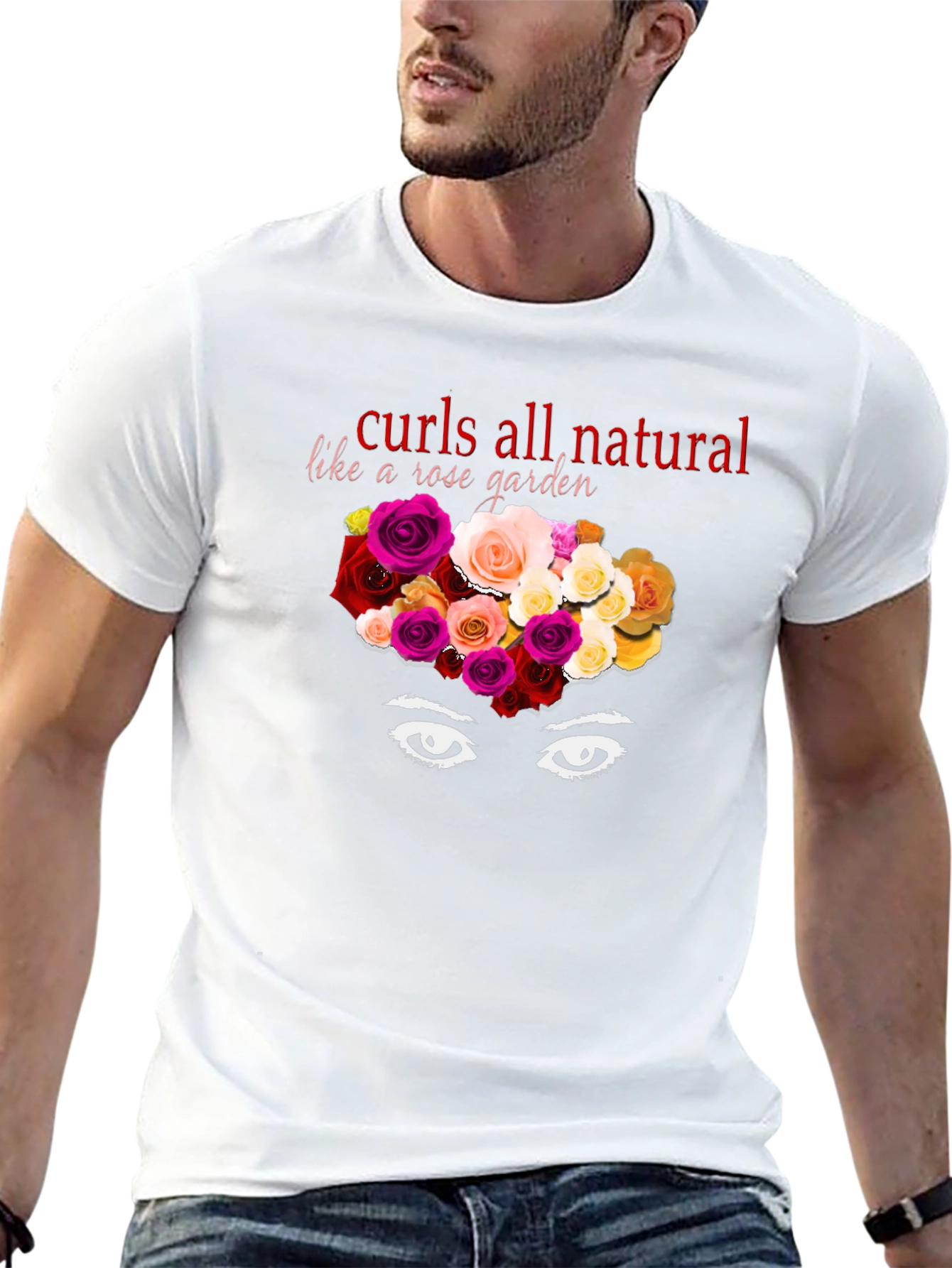 Curls All Natural Rose Garden Graphic Tee
