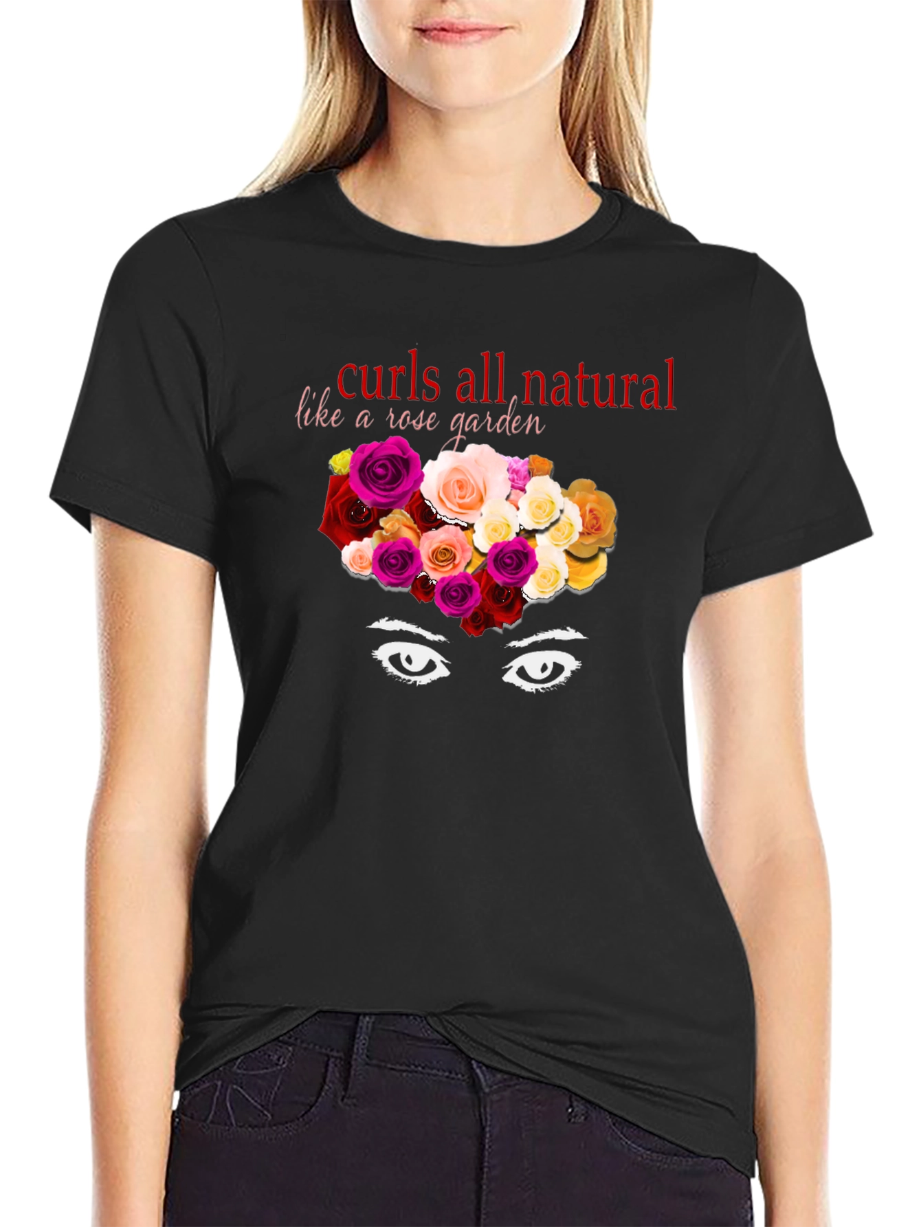 Curls All Natural Rose Garden Graphic Tee
