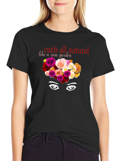 Curls All Natural Rose Garden Graphic Tee