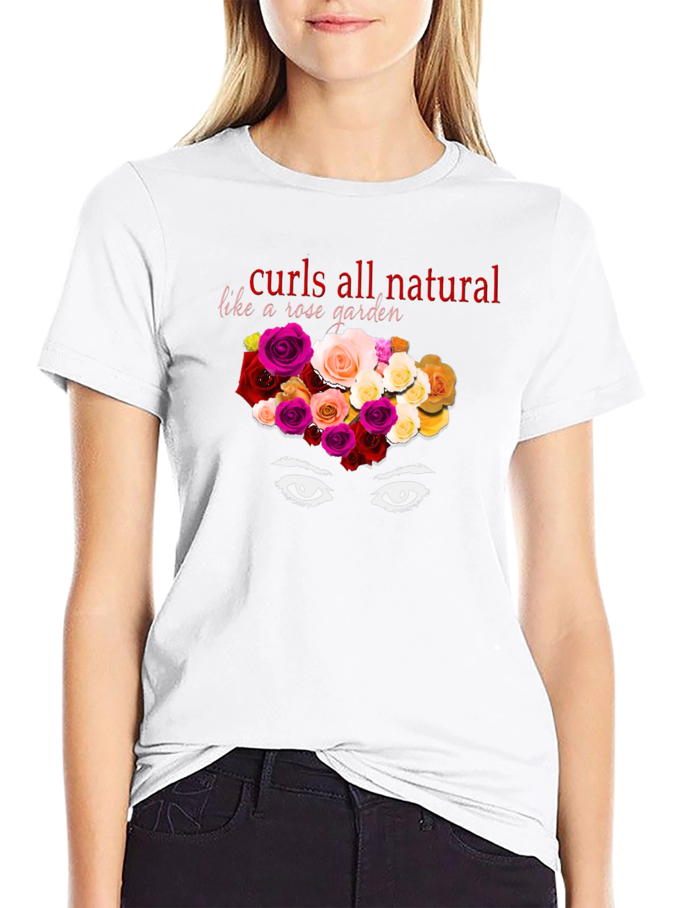 Curls All Natural Rose Garden Graphic Tee