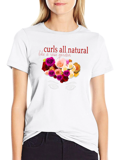 Curls All Natural Rose Garden Graphic Tee