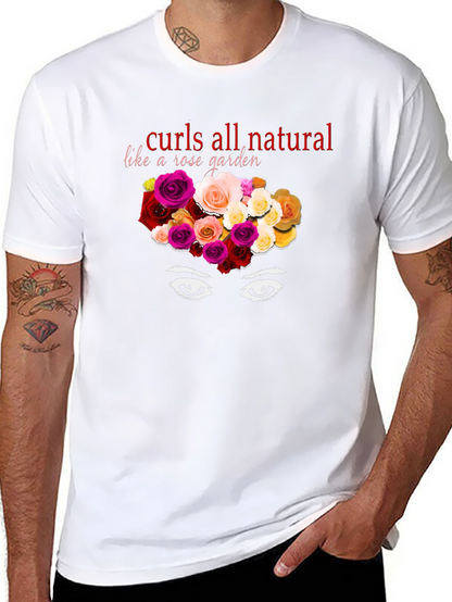 Curls All Natural Rose Garden Graphic Tee