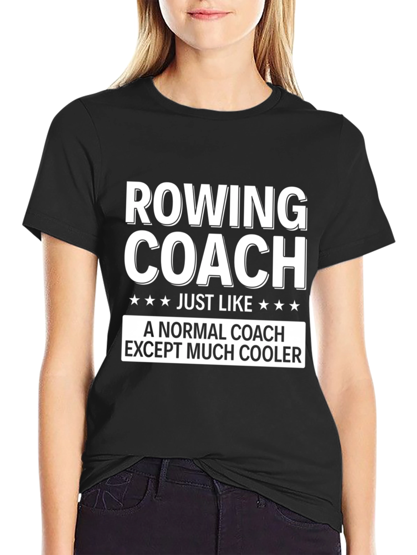 Rowing Coach Funny Graphic Tee