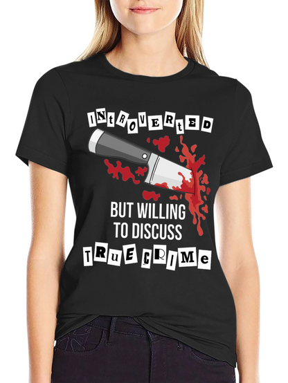 Introverted True Crime Graphic Tee