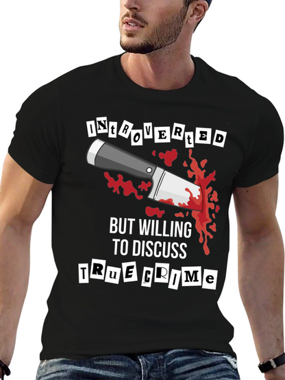 Introverted True Crime Graphic Tee