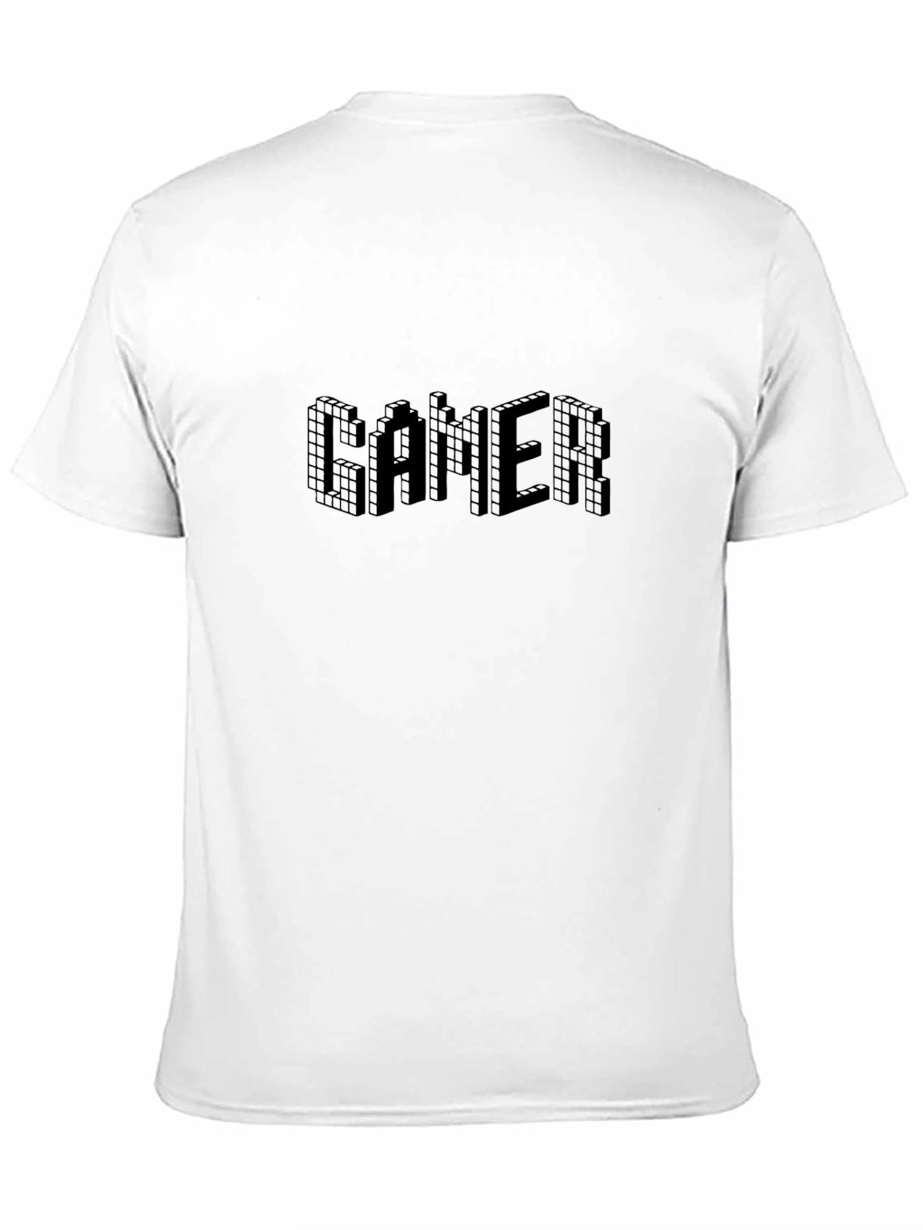 Pixel Gamer Graphic Tee - Black Short Sleeve