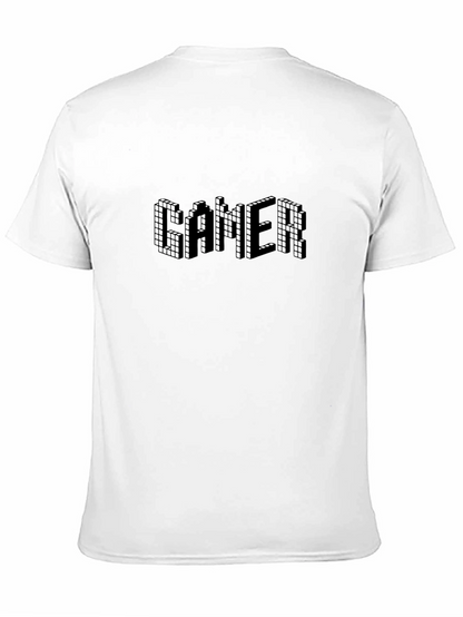 Pixel Gamer Graphic Tee - Black Short Sleeve