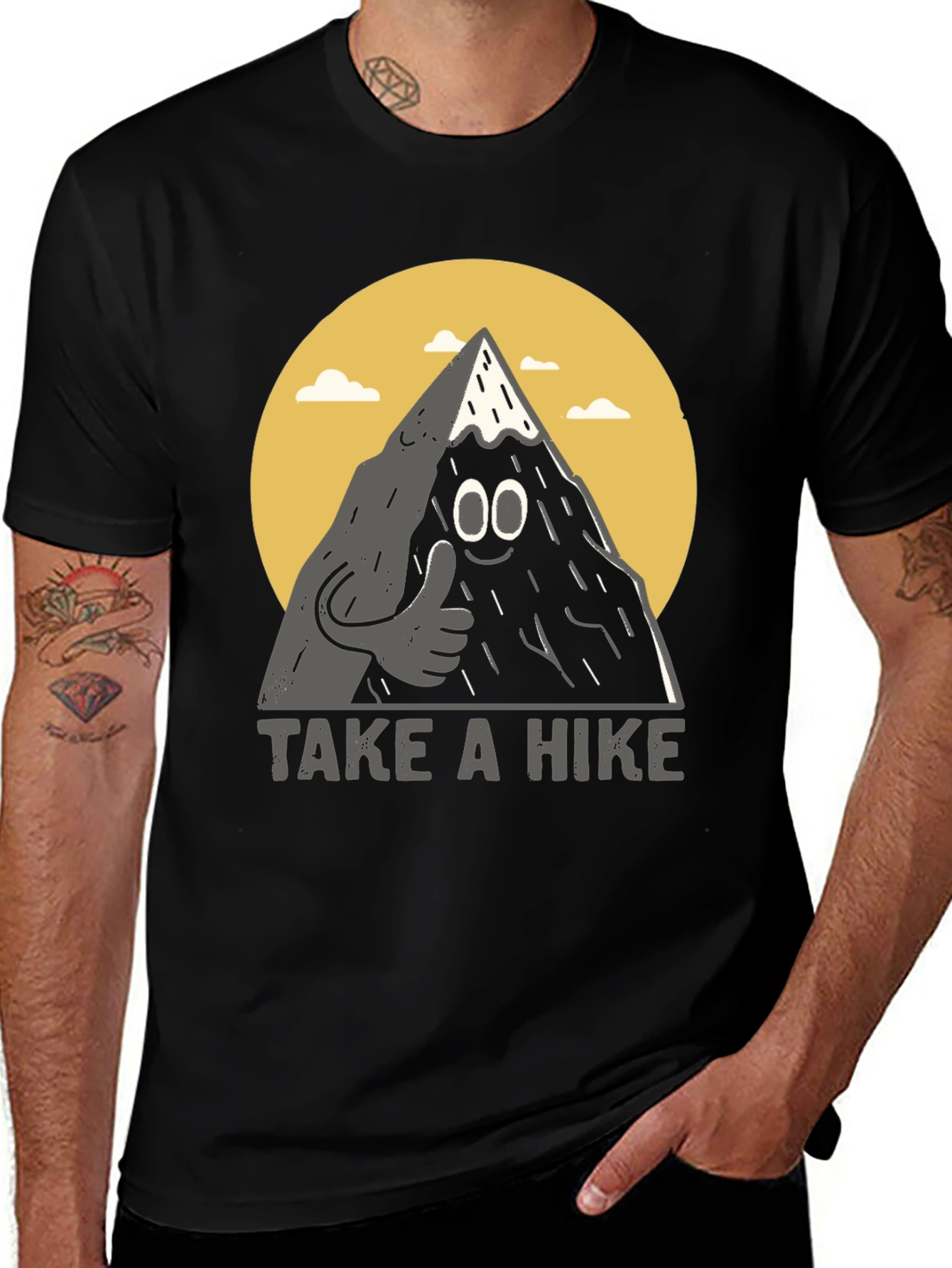 Humorous Take a Hike Graphic Tee