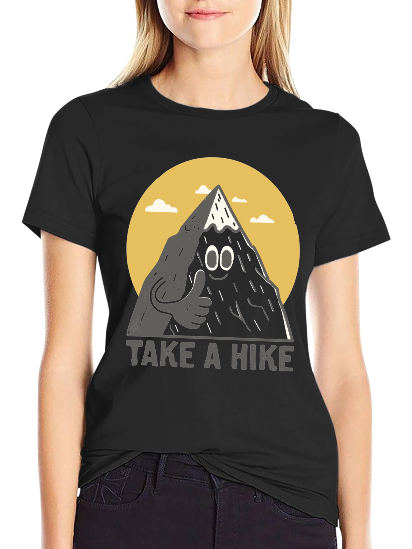 Humorous Take a Hike Graphic Tee