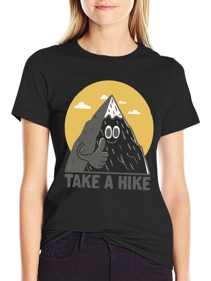 Humorous Take a Hike Graphic Tee