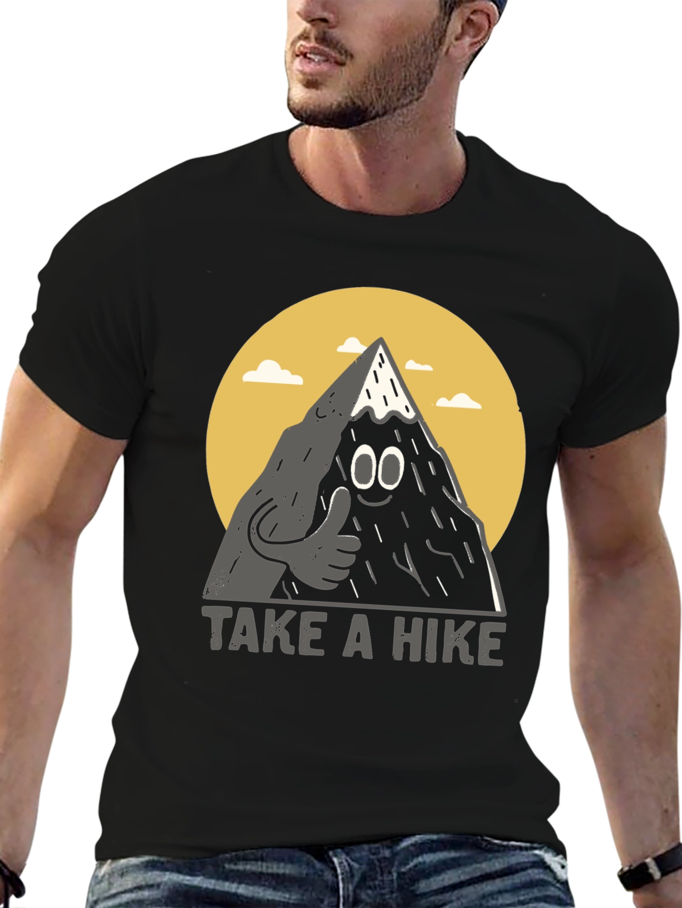 Humorous Take a Hike Graphic Tee