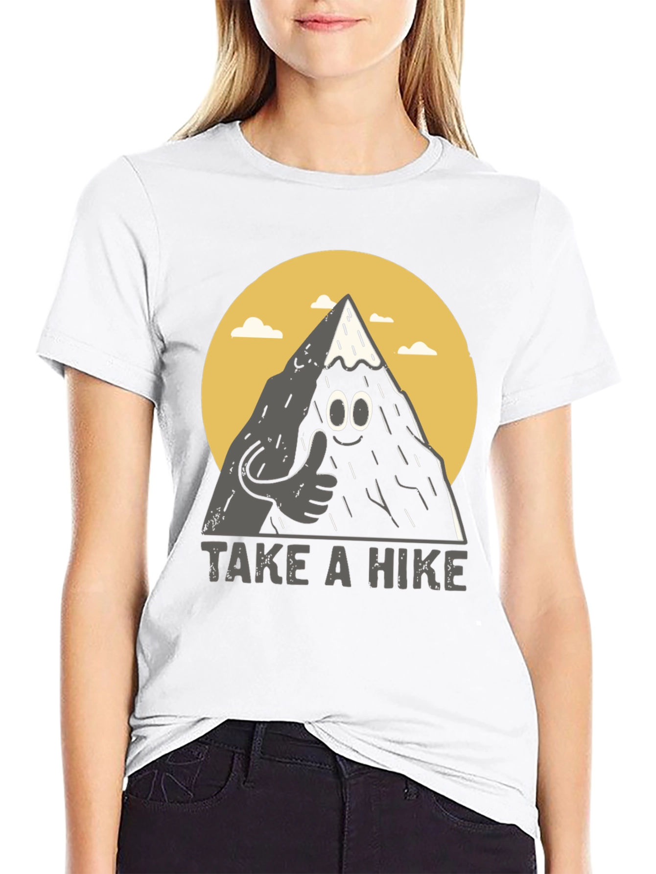Humorous Take a Hike Graphic Tee