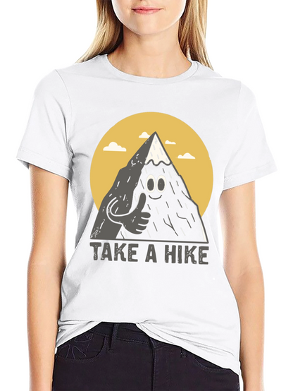 Humorous Take a Hike Graphic Tee