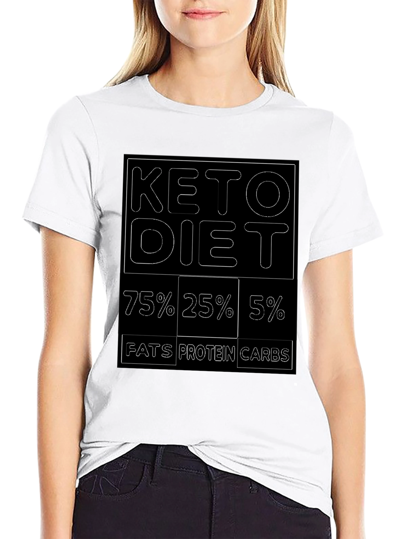 Keto Diet T-Shirt - Fats Protein Carbs