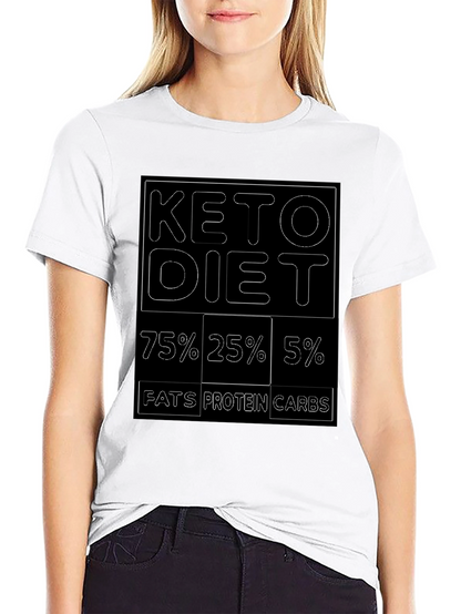 Keto Diet T-Shirt - Fats Protein Carbs