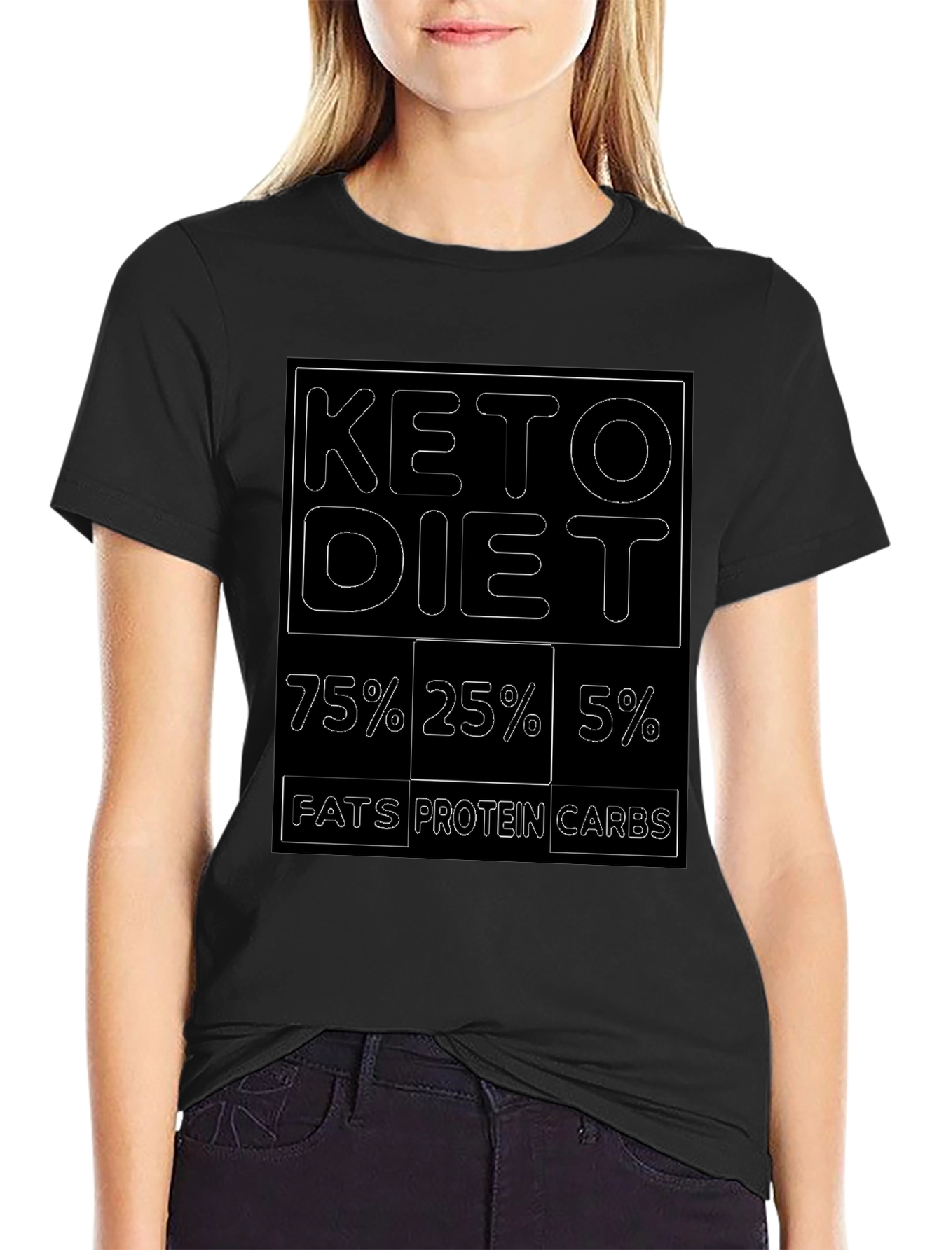 Keto Diet T-Shirt - Fats Protein Carbs