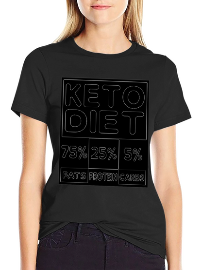 Keto Diet T-Shirt - Fats Protein Carbs