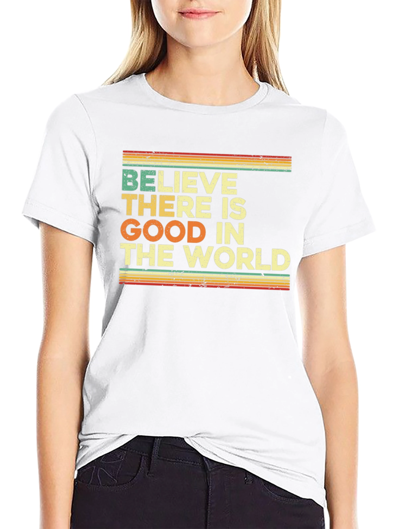 Believe There Is Good T-Shirt - Retro Design