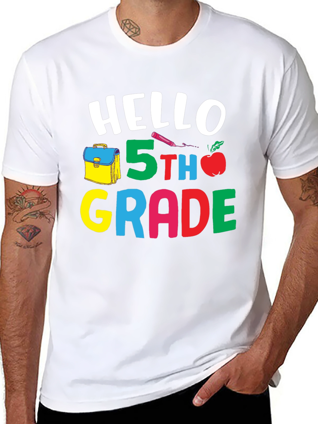 Hello 5th Grade T-Shirt Back to School