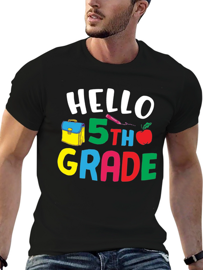 Hello 5th Grade T-Shirt Back to School