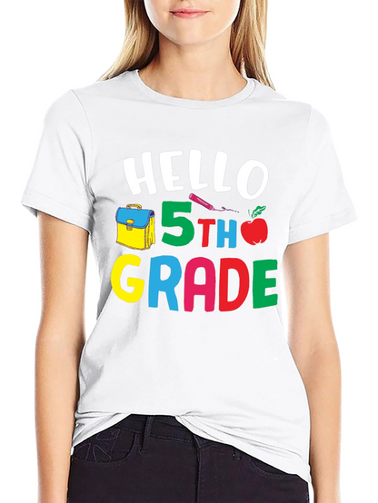Hello 5th Grade T-Shirt Back to School