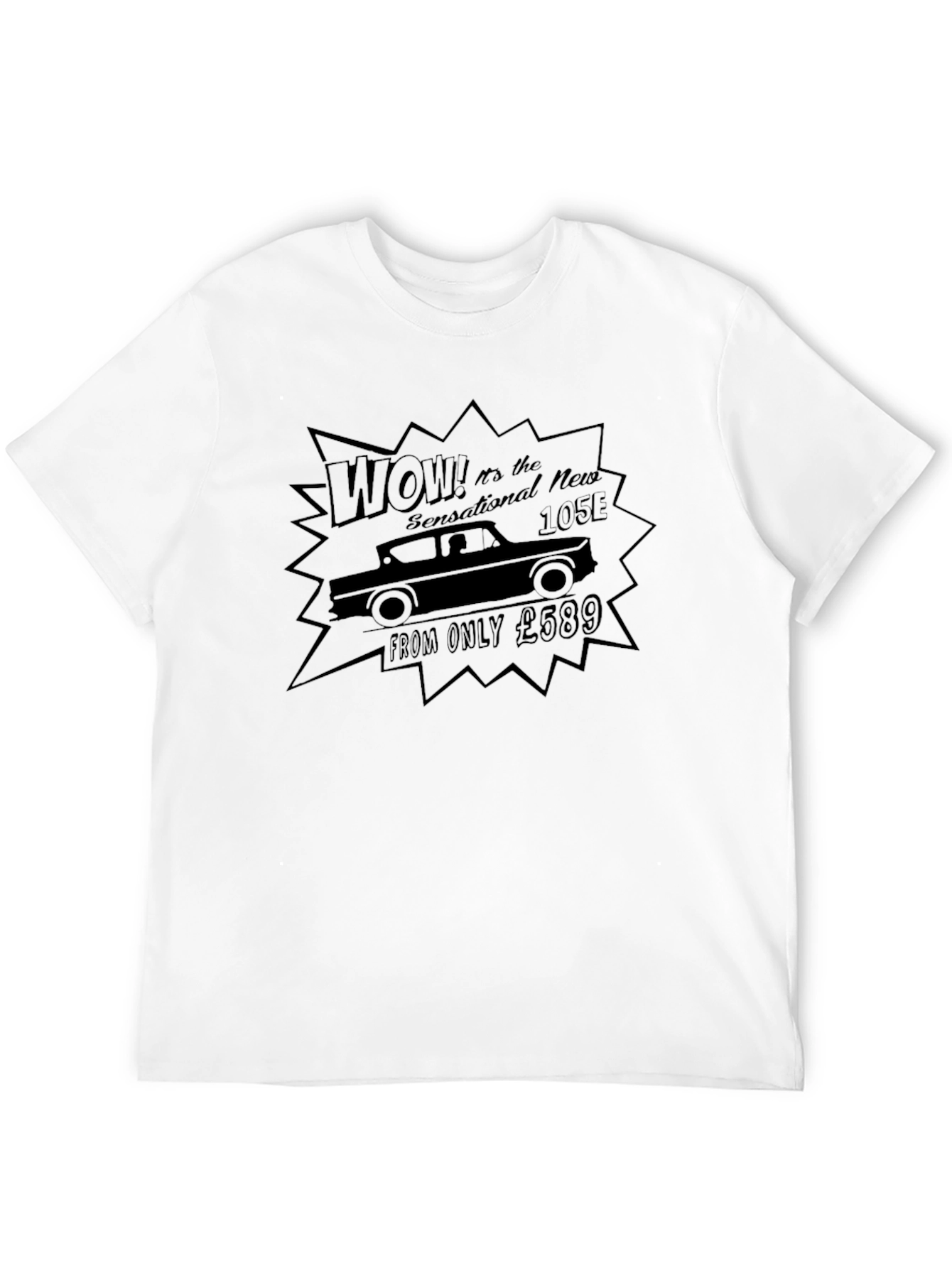Sensational New 105E Car Graphic T-Shirt
