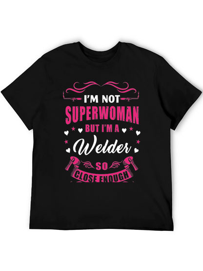Welder Superwoman Graphic Tee