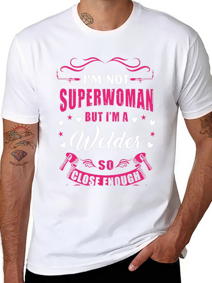 Welder Superwoman Graphic Tee
