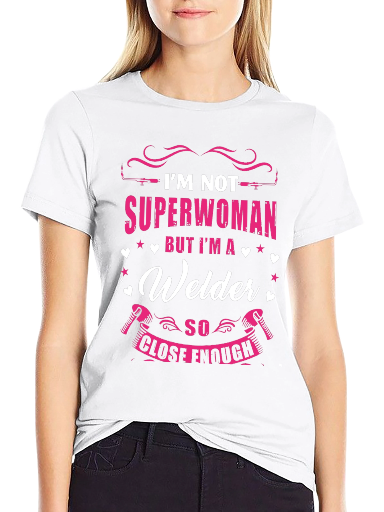 Welder Superwoman Graphic Tee