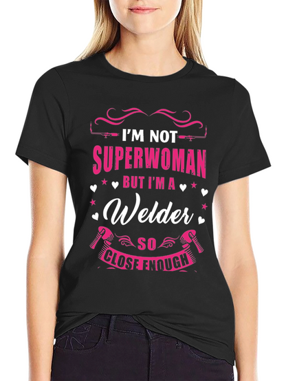 Welder Superwoman Graphic Tee