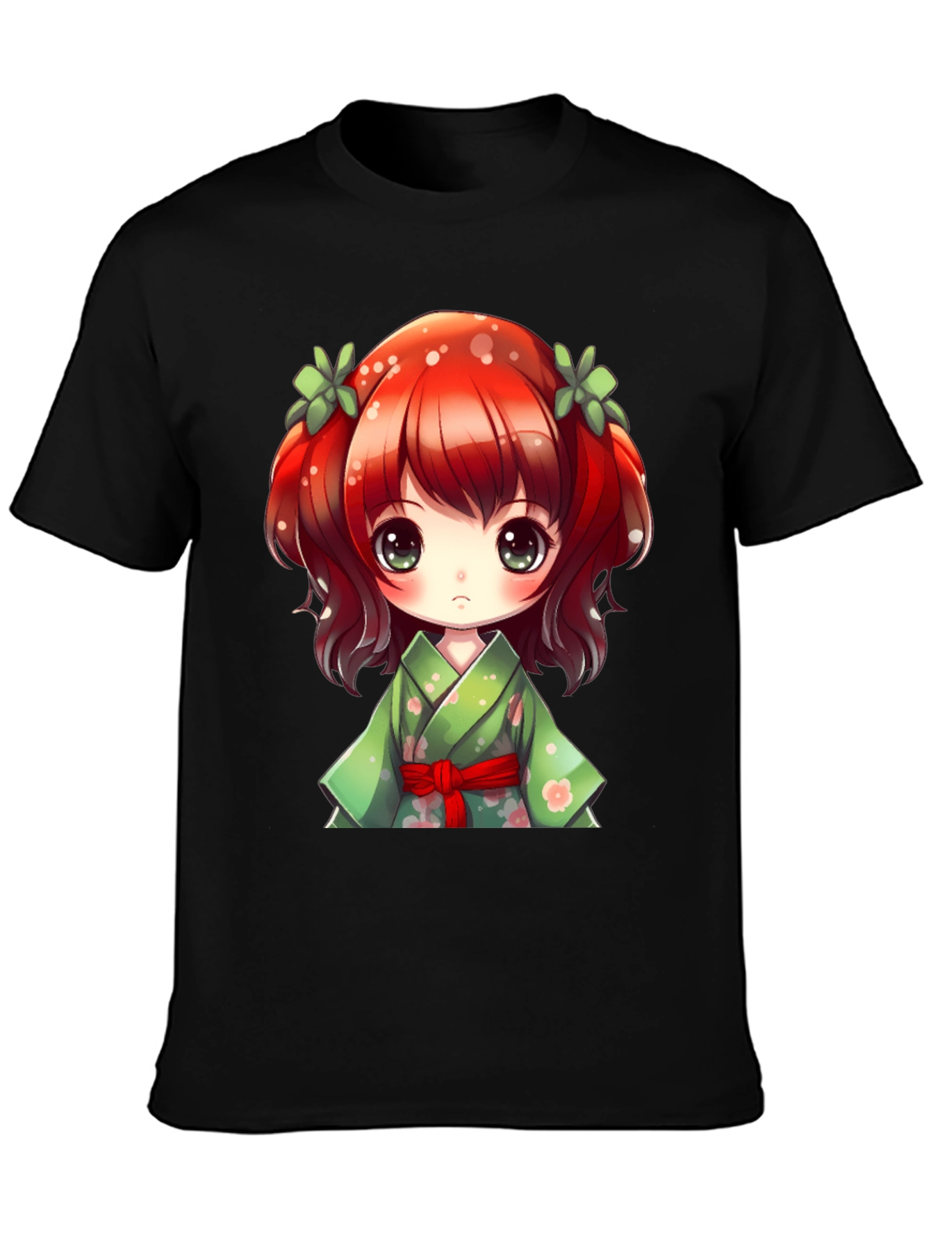 Anime Girl Graphic Tee - Kawaii Style