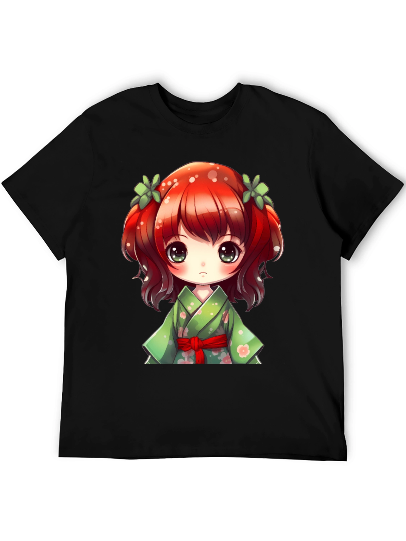 Anime Girl Graphic Tee - Kawaii Style