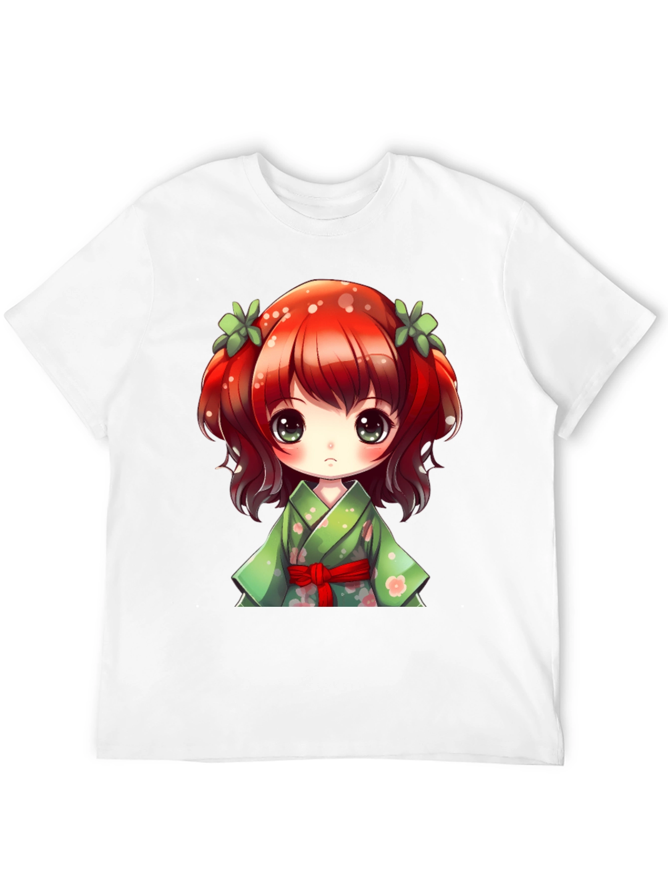 Anime Girl Graphic Tee - Kawaii Style