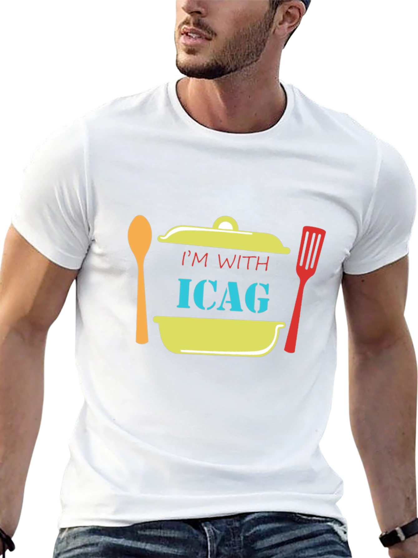 Im With ICAG Funny Cooking T-Shirt