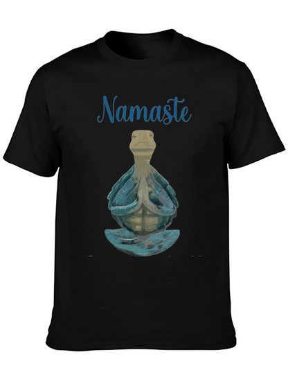 Namaste Turtle Graphic T-Shirt
