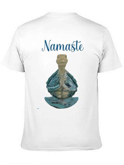 Namaste Turtle Graphic T-Shirt