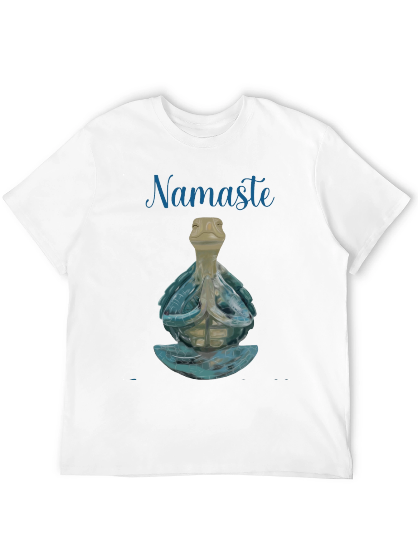 Namaste Turtle Graphic T-Shirt