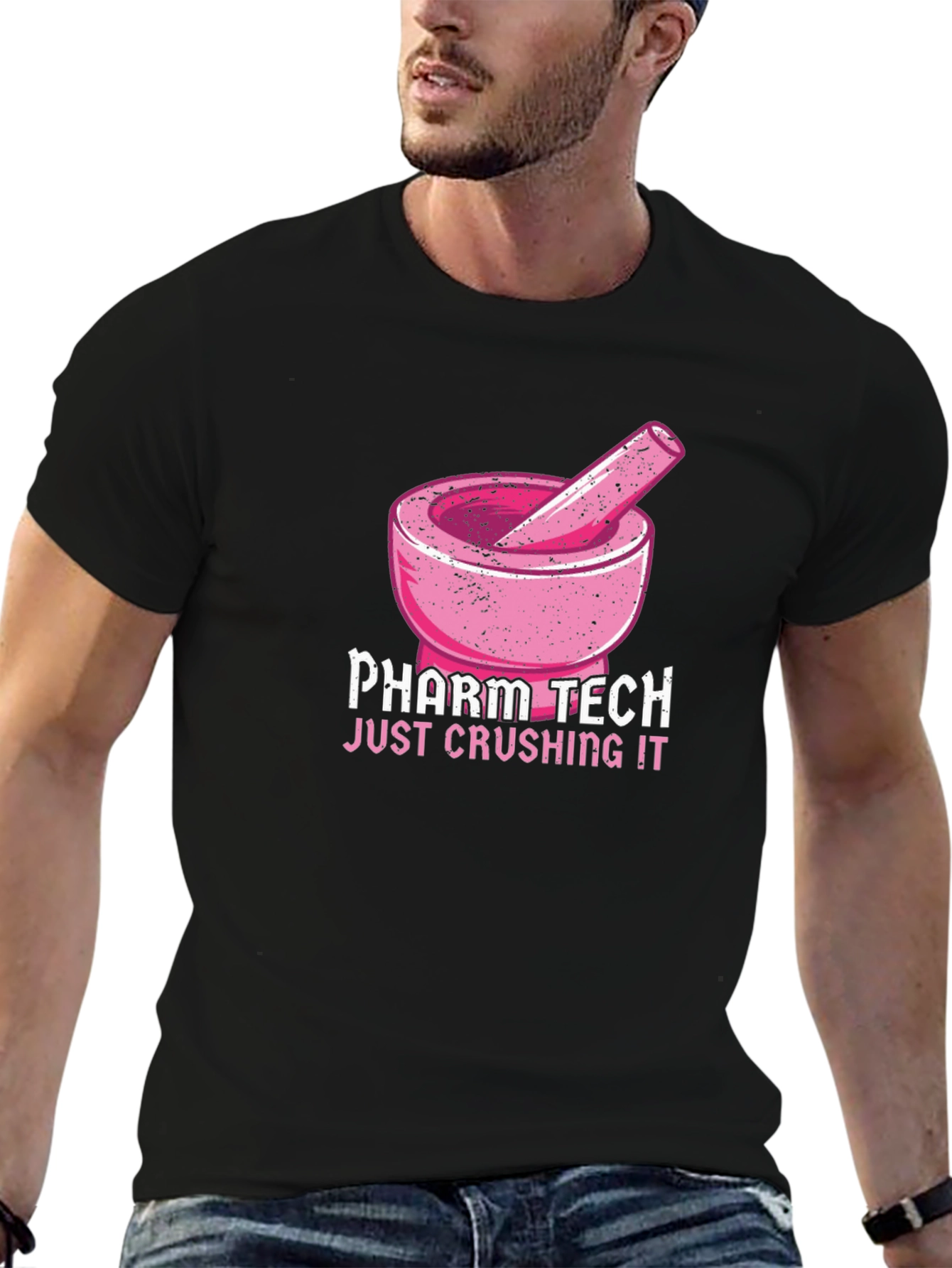 Pharm Tech Crushing It T-Shirt Pharmacy Technician Tee