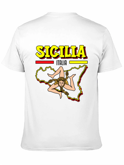 Sicilia Italia T-Shirt - Black