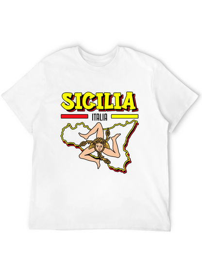 Sicilia Italia T-Shirt - Black