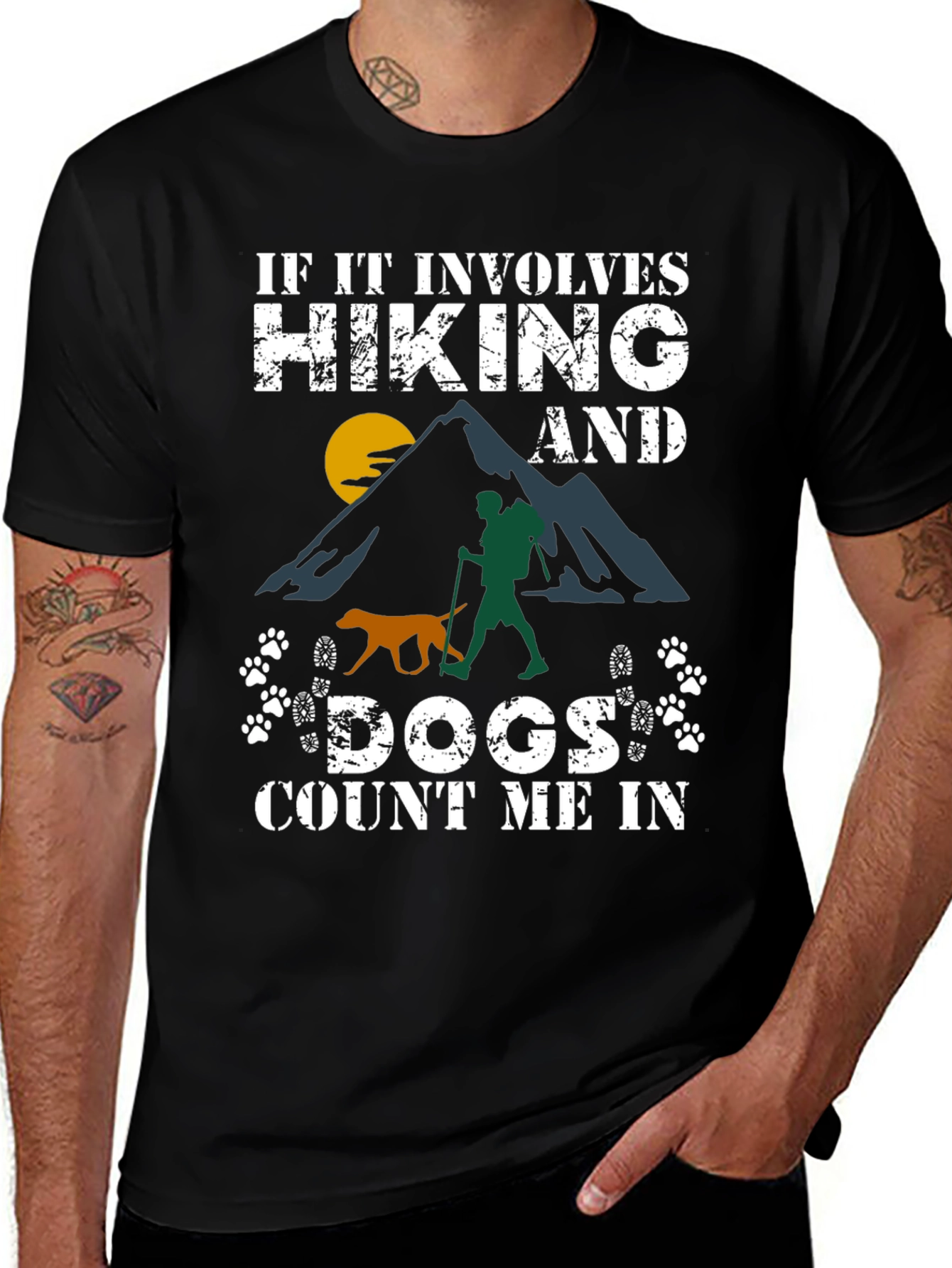 Hiking & Dogs Graphic Tee
