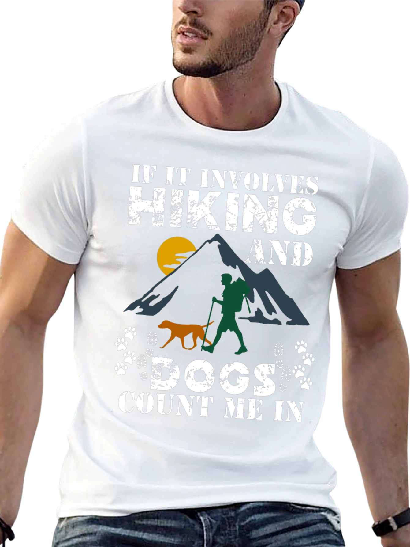 Hiking & Dogs Graphic Tee